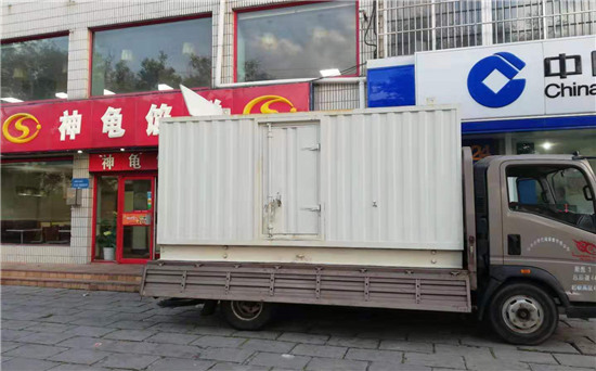 郭河镇出租发电机施工案例