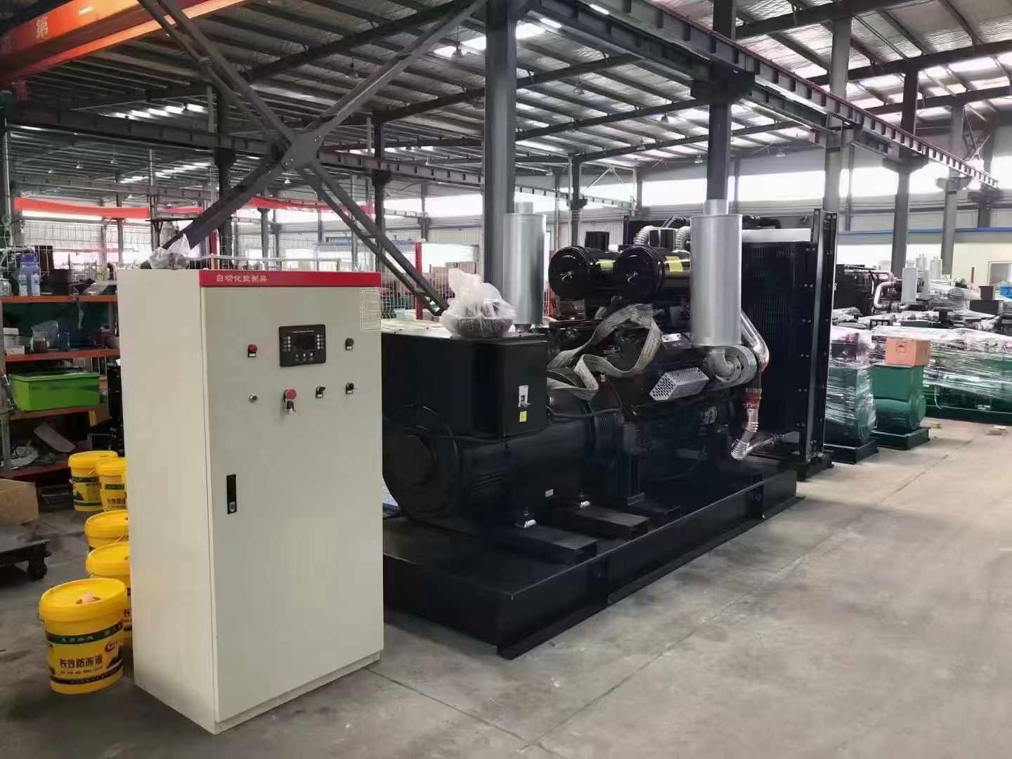 郭河镇柴油发电机运行时的噪音和振动水平如何？